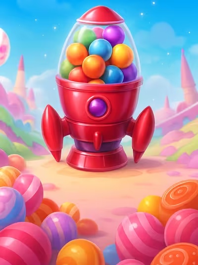 Candy Rocket — Mostbet